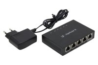 EdgeRouter ER-X 5x RJ-45 Gigabit Ethernet PoE m. Netzteil