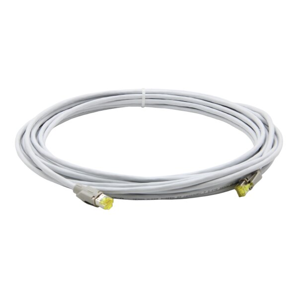 10M Patchkabel Ethernet Kabel CAT6A S/FTP PiMF ISO IEC Grau 72210