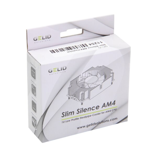 1U Low Profile Slim Silence AM4 CPU Kühler Heatsink New