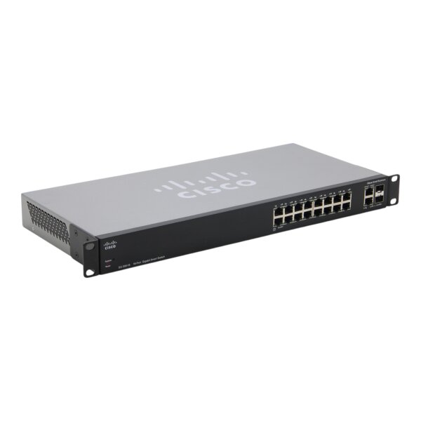 SG200-18 16-Port RJ-45 2x SFP Gigabit Ethernet Smart Switch