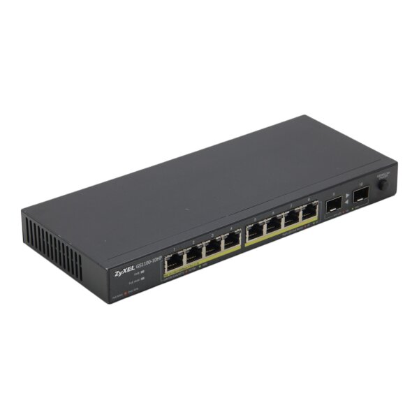 GS1100-10HP 8x RJ-45 2x SFP PoE+ Gigabit Desktop Switch