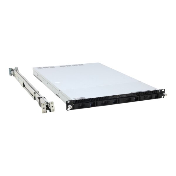 RM13604H E-ATX SAS/S-ATA  4X LFF 3,5" 1U Rack Chassis + Rack Rails