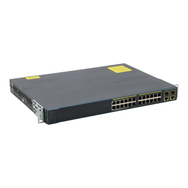 Catalyst WS-C2960+24LC-L 24-Por t (8x PoE) 10/100 Fast Ethernet Switch mit Rack Ears