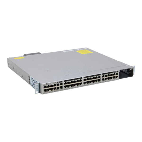 Catalyst WS-C3850-48F-S 48-Port RJ-45 PoE+ Managed Gigabit Switch ohne Cover