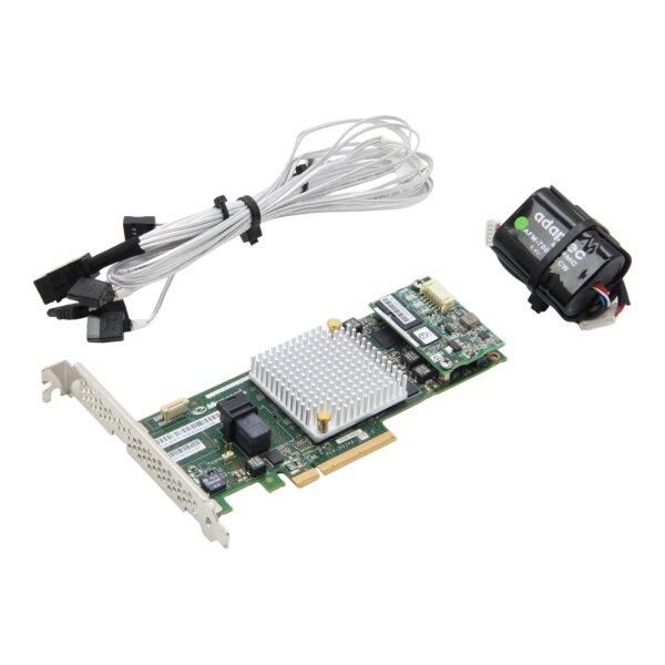 ASR-8405 SAS-3 12G / S-ATA 6G 1GB SFF-8643 RAID Controller + AFM-700 BBU & Cableset