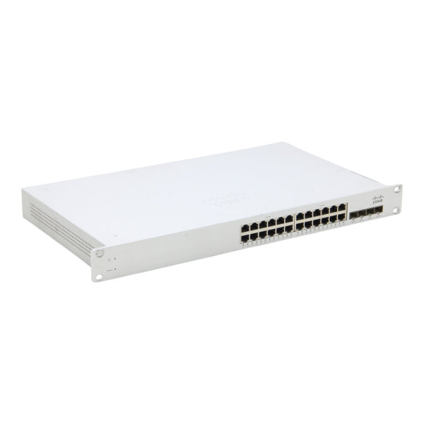 Meraki MS220-24P 600-20040 24-Port RJ-45 4x SFP Gigabit PoE+ 370W Switch