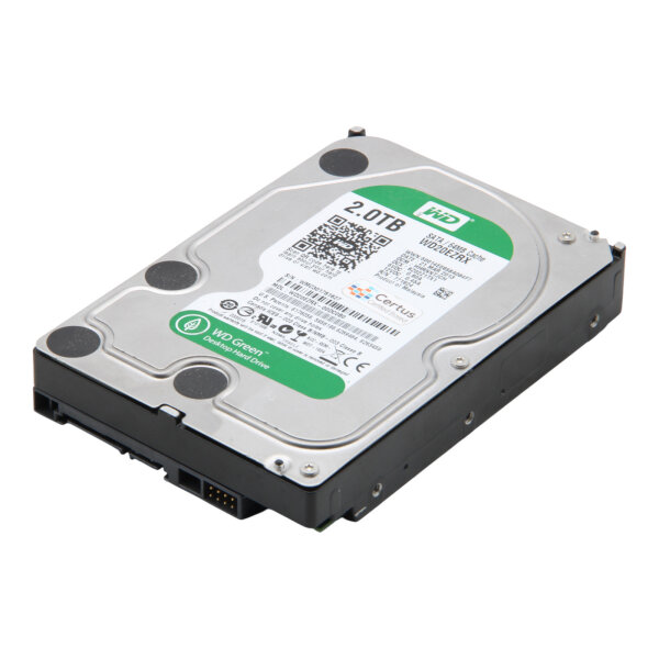 WD Green 2TB 5400U/M 64MB S-ATA III 6Gb/s WD20EZRX 3,5" HDD