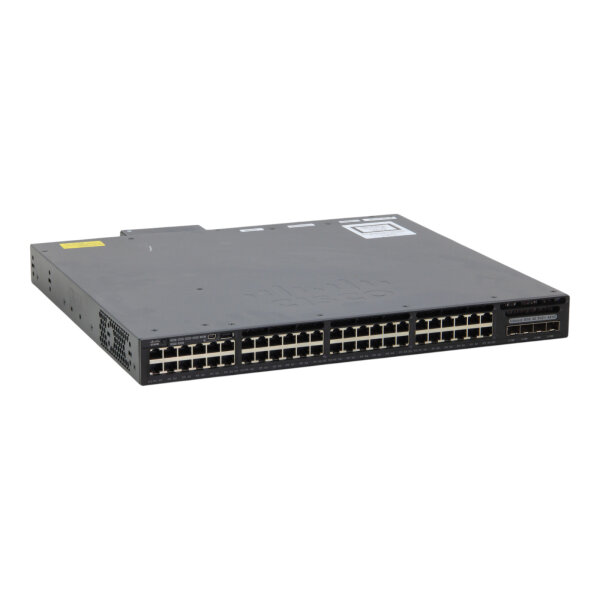Catalyst WS-C3650-48FS-S 48-Port RJ-45 PoE+ 4x SFP Switch ohne Rack Ears