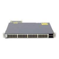 Catalyst WS-C3760E-48PD-EF 48-Port RJ-45 PoE 2x 10GbE X2 Managed Switch