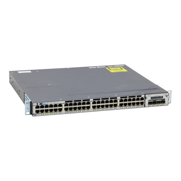 Catalyst WS-C3750X-48P-S 48-Port RJ-45 PoE+ 4x 10GbE SFP+ Red. PSU Switch