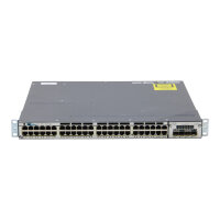 Catalyst WS-C3750X-48P-S 48-Port RJ-45 PoE+ 4x 10GbE SFP+...