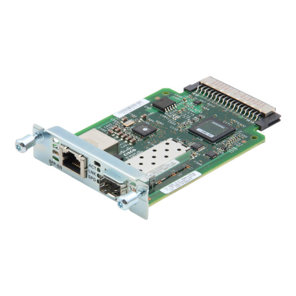 EHWIC-1GE-SFP-CU 73-13295-01 1-Port Network Card for Cisco 1900 2900 3900
