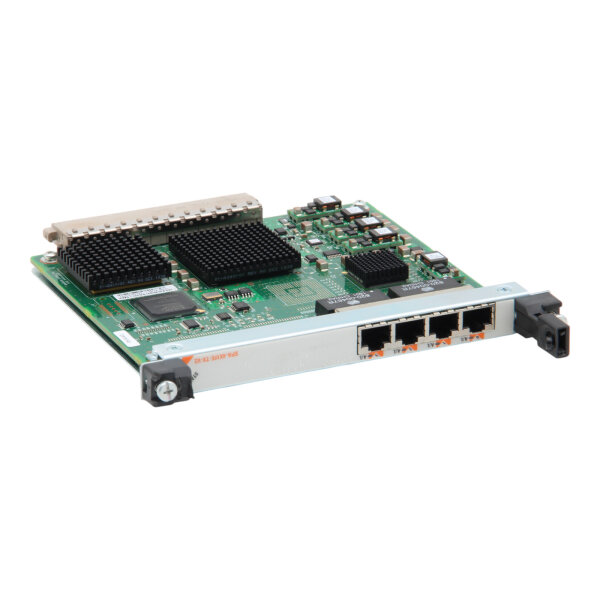 SPA-4X1FE-TX-V2 68-4311-01 4-Ports RJ-45 Fast Ethernet Module for 7600