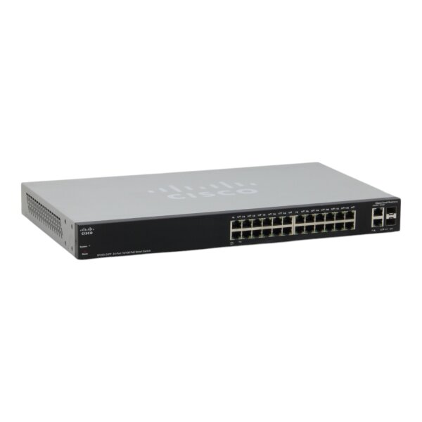 SF200-24FP 24-Port 10/100 RJ-45 PoE 4x Gigabit Combo RJ-45/SFP Switch