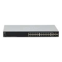 SF500-24-K9 24-Port RJ-45 10/100 4x Gigabit Combo...