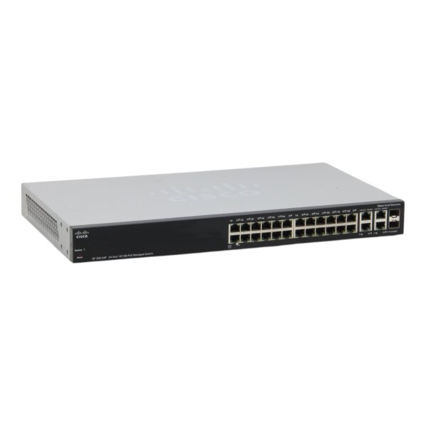 SF300-24P-K9 24-Port RJ-45 PoE 2x SFP Layer 2 Managed Switch