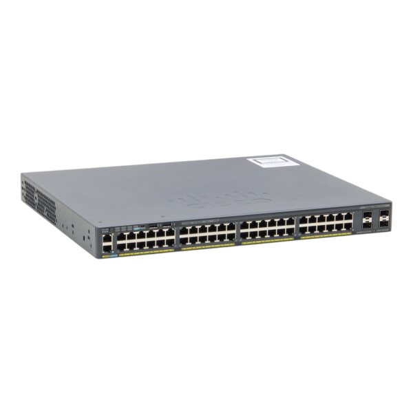 Catalyst WS-C2960X-48FPS-L 48-Port RJ-45 PoE 4x SFP Layer 2 Managed Switch