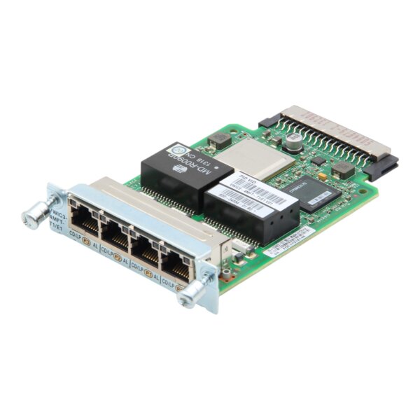 VWIC3-4MFT-T1/E1 Multiflex 4-Port T1/E1 Voice Interface Card Switch Module