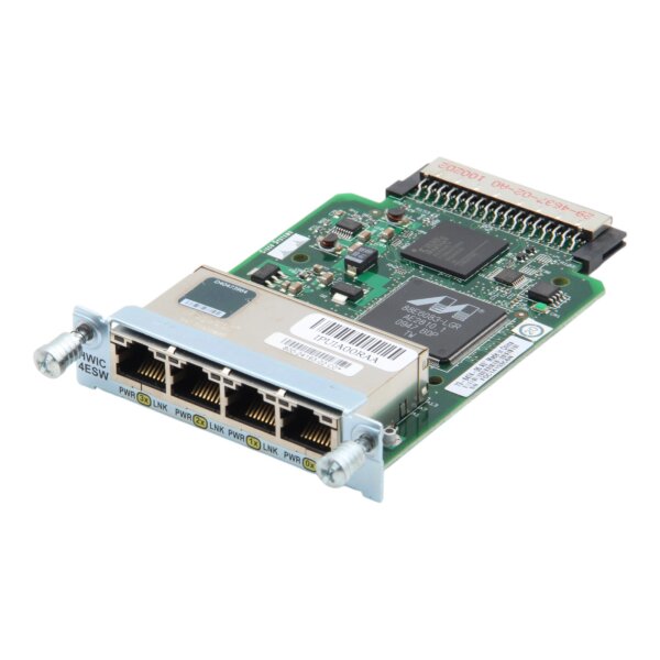HWIC-4ESW 4-Port RJ-45 10/100 Layer 2 WAN Interface Card Switch Module