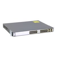Catalyst WS-C3750G-24PS-E 24-Port RJ-45 PoE 4x SFP Layer...