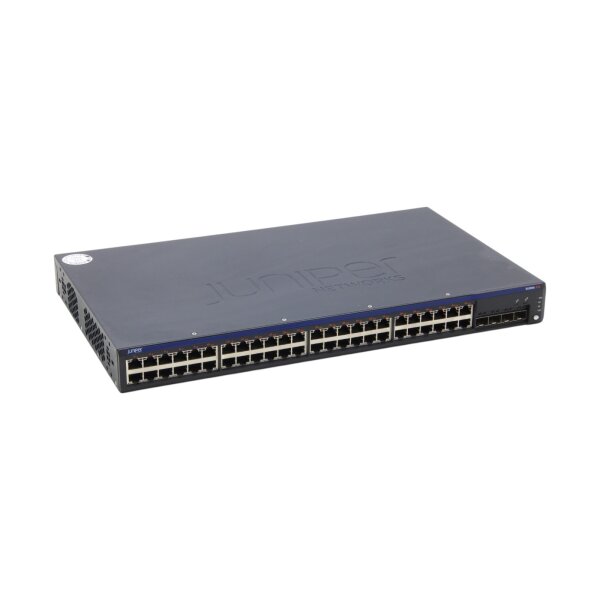 EX2200-48P-4G 750-026331 48-Port RJ-45 PoE+ 4x SFP L3 Switch o. Rack Ears