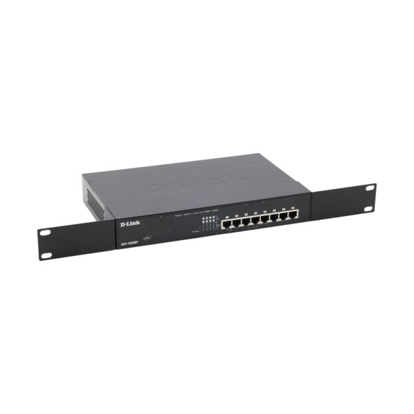 DGS-1008MP 8-Port RJ-45 PoE+ Gigabit Unmanaged Switch