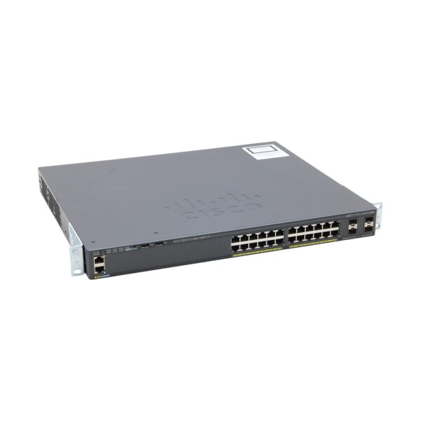 Catalyst WS-C2960X-24PS-L 24-Port RJ-45 PoE+ 4x SFP Layer 2 Managed Switch