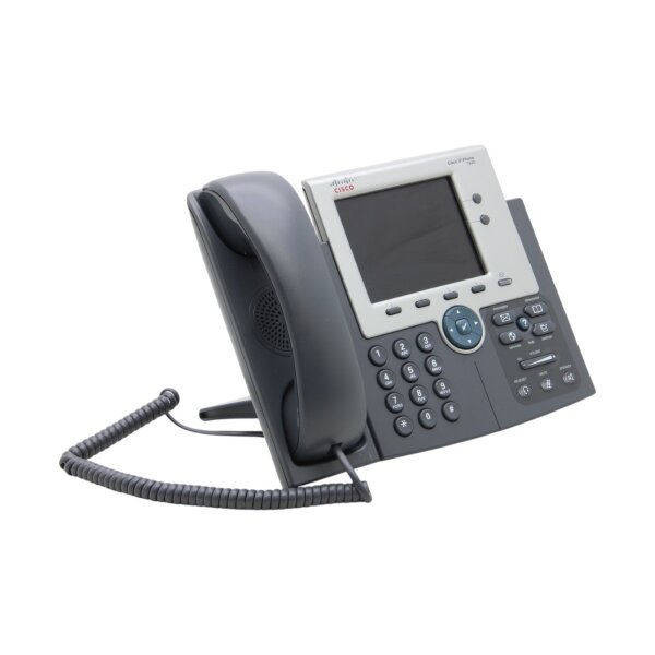 CP-7945G 68-4590-03 2x GbE RJ-45 PoE 5" TFT VoIP IP Telefon Phone Handset