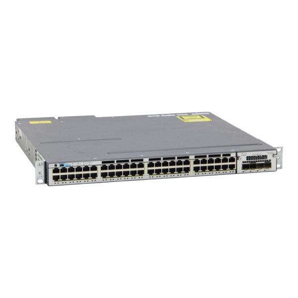 Catalyst WS-C3750X-48PF-S 48-Port 1GbE RJ-45 PoE+ 2x 10G SFP+ Switch
