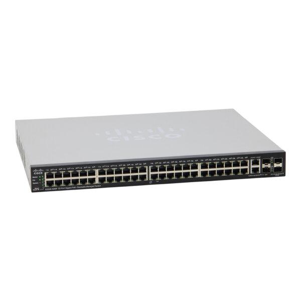 SG500-52MP 48-Port RJ-45 PoE+ 4x SFP Stackable Managed Switch