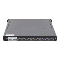 IPC KVM-1908 8-Port VGA PS/2 QWERTZ 19" Rack LCD KVM Konsole Console