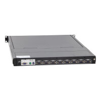 IPC KVM-1908 8-Port VGA PS/2 QWERTZ 19" Rack LCD KVM Konsole Console