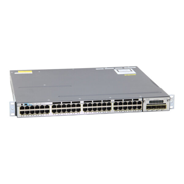 Catalyst WS-C3750X-48T-L 48-Port GbE RJ-45 4x SFP Red. PSU Managed Switch