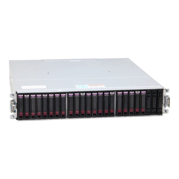 StorageWorks P2000 2x AW592B SAS 6Gb/s Red. PSU 24x SFF Disk Array