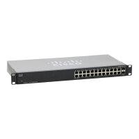 SG100-24 v2 24-Port RJ-45 2x SFP Gigabit Unmanaged Switch