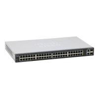 SF200-48 SLM248GT 48-Port 10/100 RJ-45 2x SFP Fast...