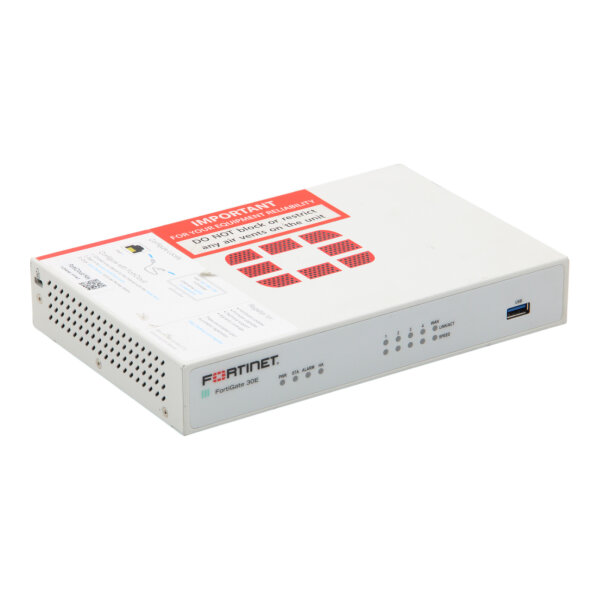 FG-30E 5-Port 1GbE RJ-45 IPS VPN NGFW Firewall without PSU