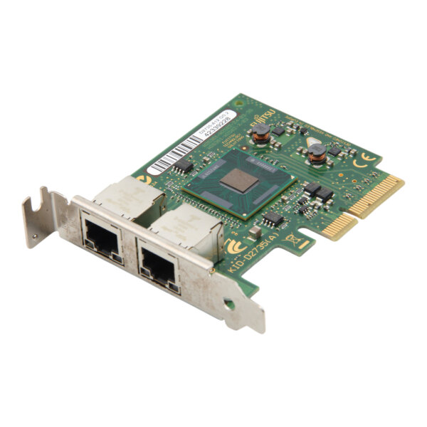 D2735-A12 Dual Port 1GbE RJ-45 Low Profile Network Adapter