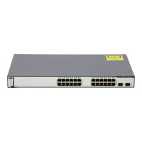 Catalyst WS-C3750-24TS-S 24-Port 10/100 RJ-45 2x GbE SFP L3 Managed Switch