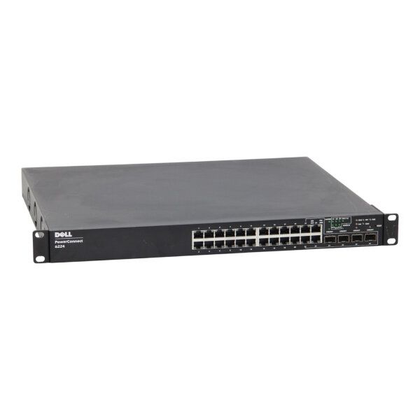 PowerConnect 6224 0RN856 24-Port GbE RJ-45 4x SFP Managed Switch