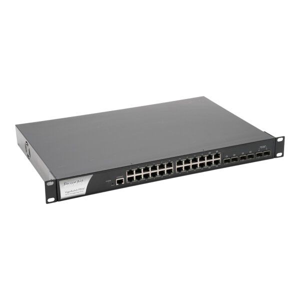 VigorSwitch P2261 24x GbE RJ-45 PoE 6x SFP Managed Switch