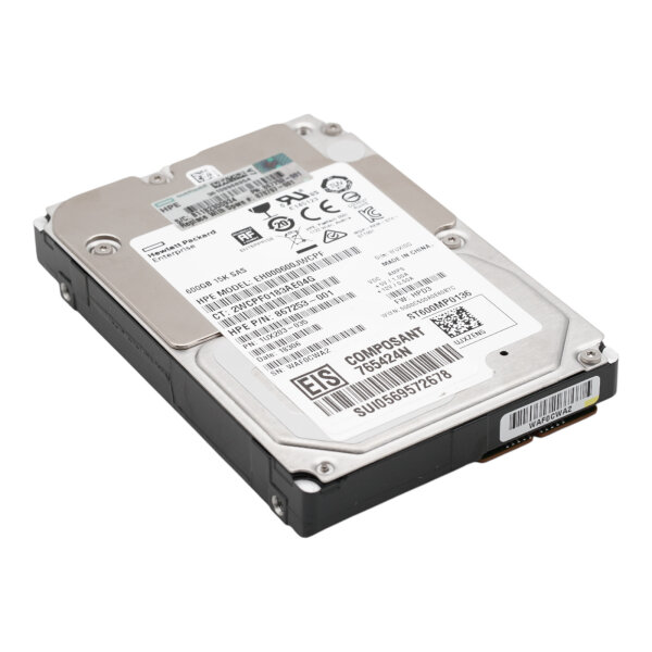 600GB SAS-3 12Gb/s 15K EH00600JWCPF 867253-001 2,5" Server HDD