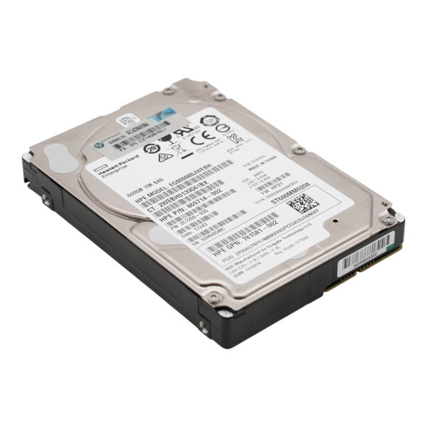 600GB SAS-2 6Gb/s 10K SAS EG000600JWEBH 869714-002 2,5" Server HDD