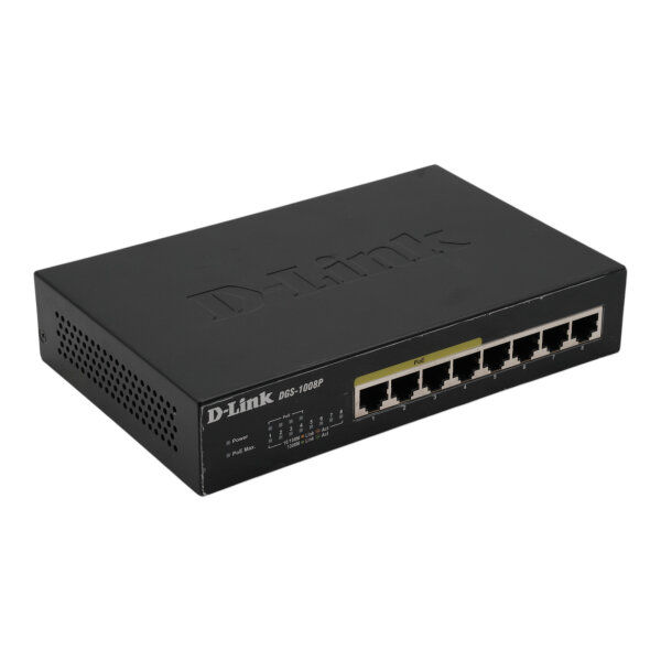 D-Link DGS-1008P EGS1008PM 8-Port GbE RJ-45 PoE Switch without PSU