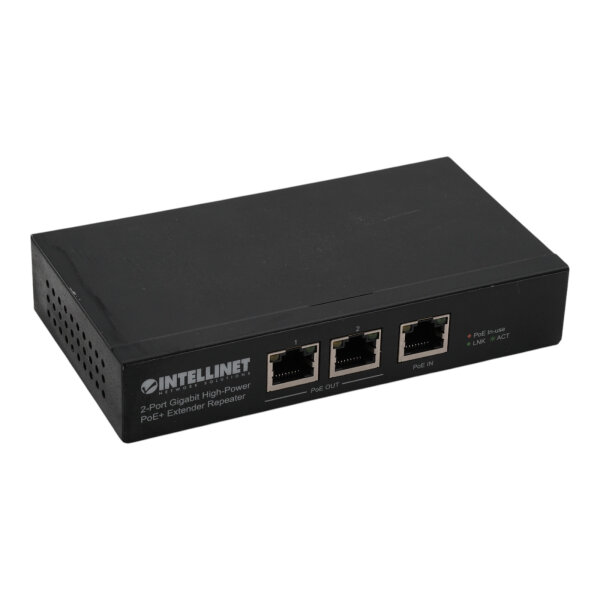 2-Port Gigabit High-Power PoE+ Extender Repeater 531266
