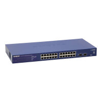 GS724T 24-Port RJ-45 2x SFP Gigabit Smart Managed Rack...