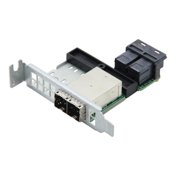 AOM-SAS3-8I8E-LP 2x SFF-8643 to SFF-8644 Mini-SAS Low Profile Adapter
