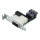 AOM-SAS3-8I8E-LP 2x SFF-8643 to SFF-8644 Mini-SAS Low Profile Adapter