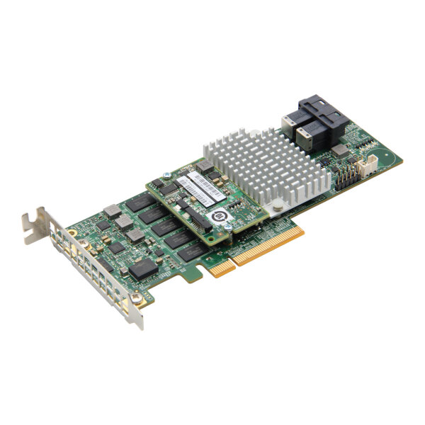 AOC-S3108L-H8iR 2GB SAS SATA 12Gbps PCIe x8 LP RAID Controller no BBU