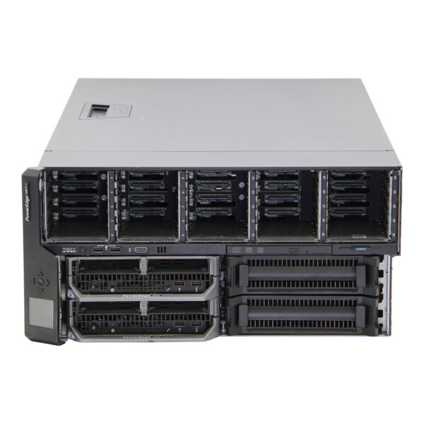PowerEdge VRTX 4-Bay 2x PERC8 4x 1600W 2x CMC 2x M630 25x SFF Blade Chassis